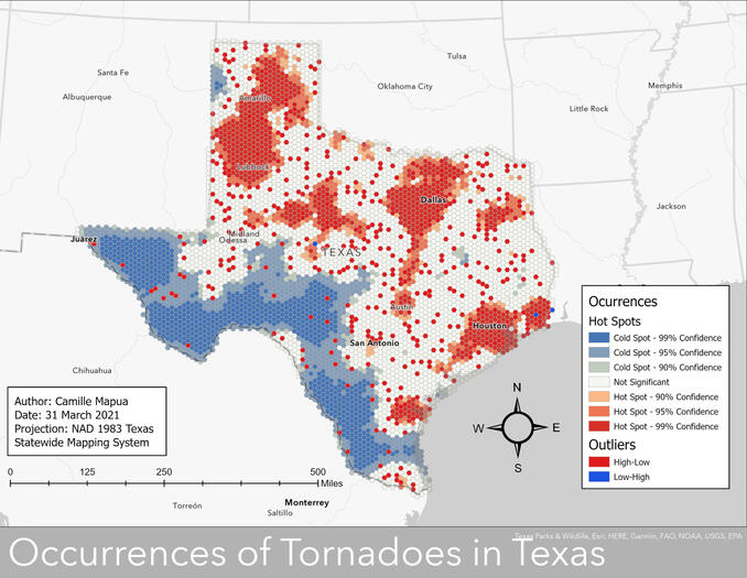 Statistics Analysis Texas Tornadoes